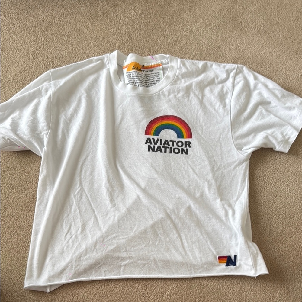 Aviator Nation Cropped Tee